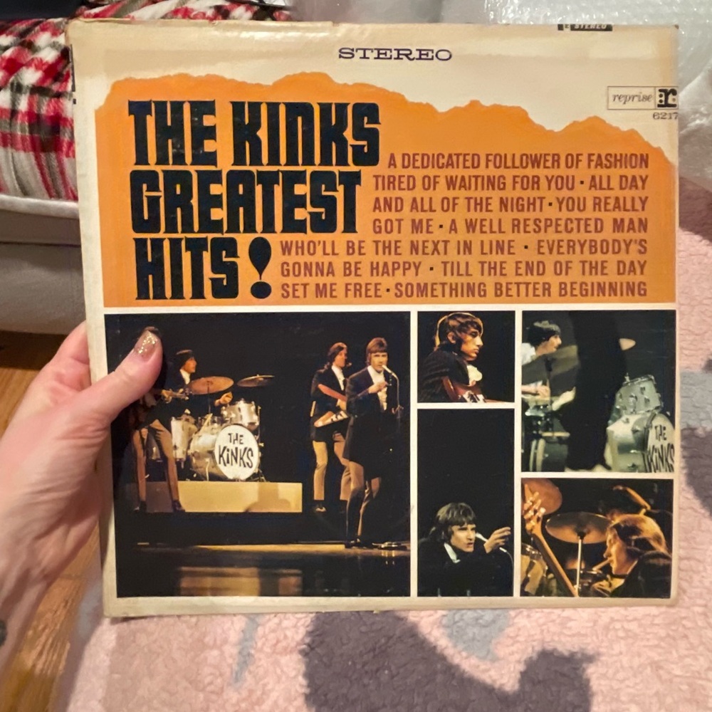 Vintage The Kinks Greatest Hits Vinyl Record